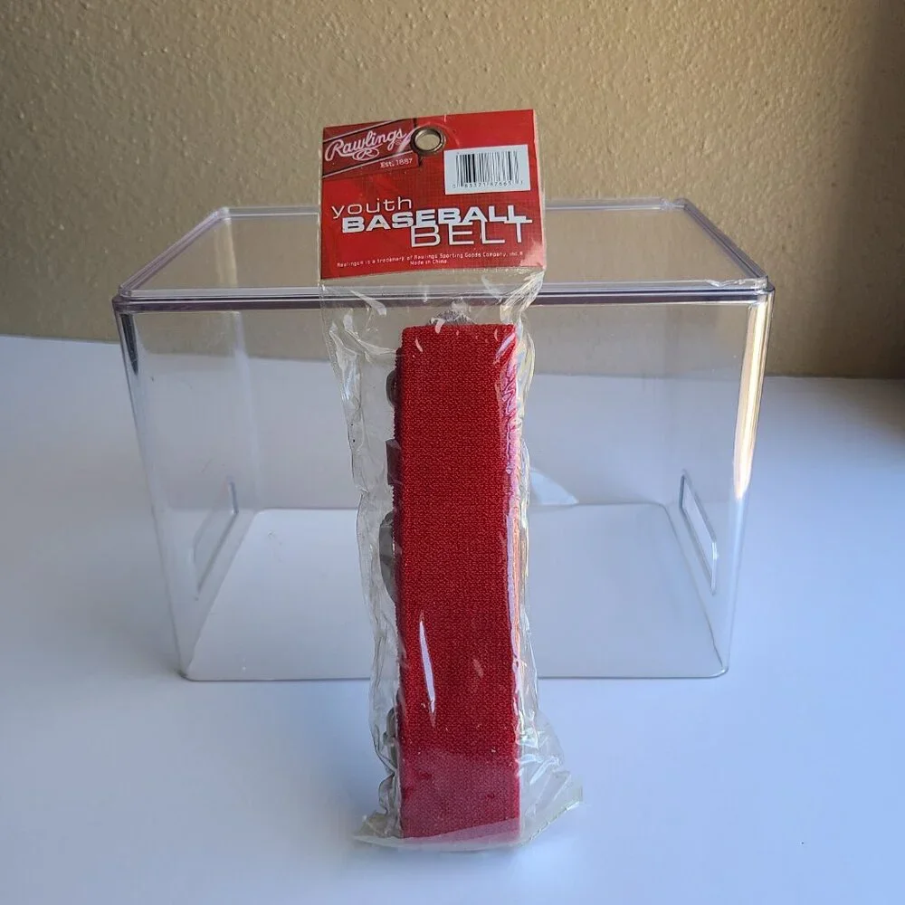 Rawlings Red Youth Baseball Belt Adjustable from 20
